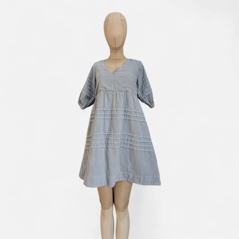 Avec Les Filles Light Blue Mini Dress Small